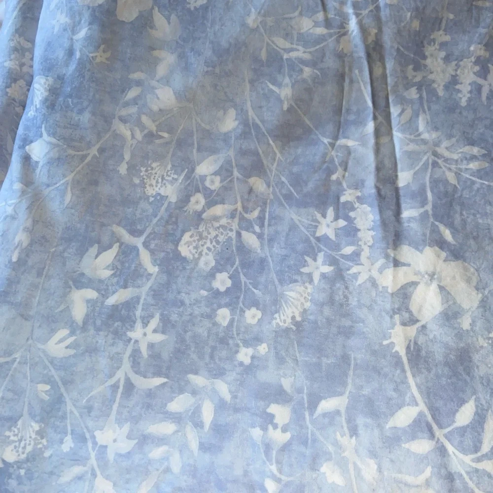 Like new Charter Club Sleep Luxe Flowers Printed Cotton Duvet Cover set